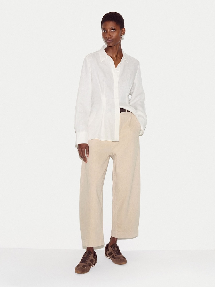 Jigsaw Cream Kensington Barrel Leg Jeans - Image 5 of 5