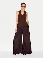 Jigsaw Brown Cotton 90's Rib Tank - Image 2 of 6