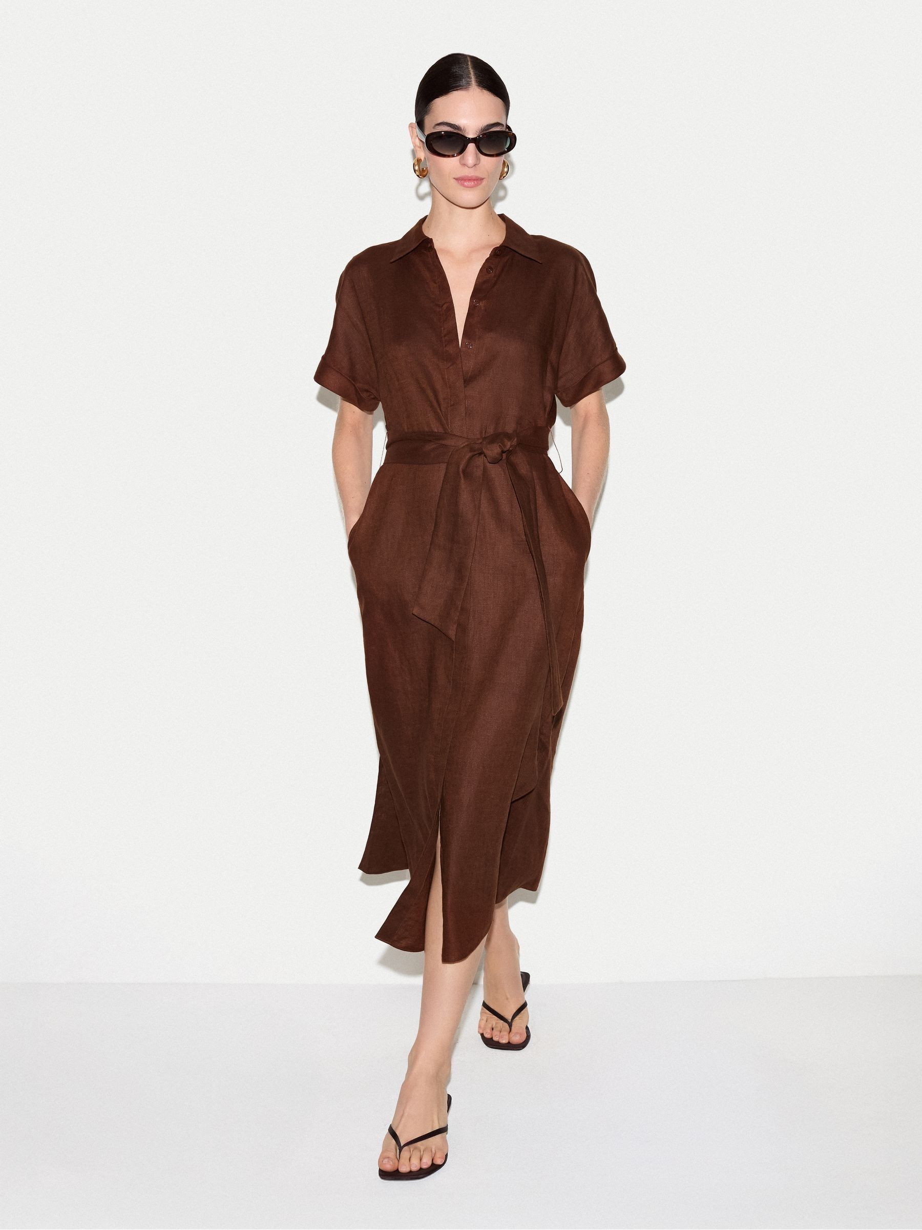 jigsaw brown dress Vintage Woman Puzzle