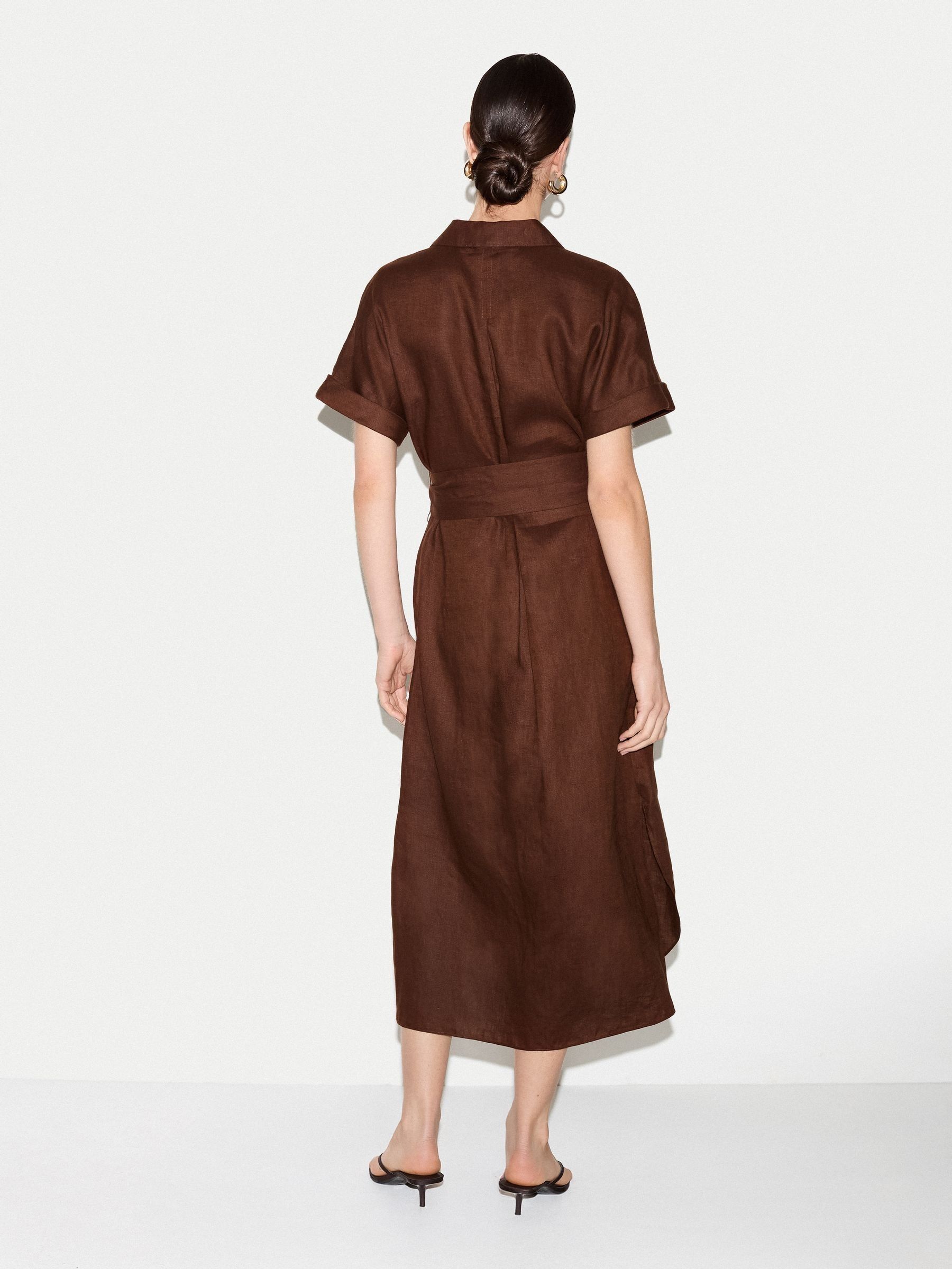 jigsaw brown dress Head-turner Embellished Silk Maxi Dress – kalisa main image 0