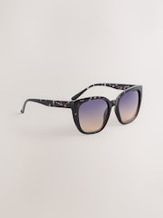 Tortoiseshell Brown Square Sunglasses - Image 1 of 4
