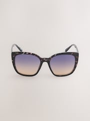 Tortoiseshell Brown Square Sunglasses - Image 2 of 4