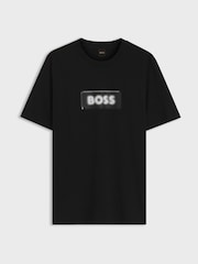 BOSS Black Regular Fit Graphic Logo T-Shirt - Image 1 of 1