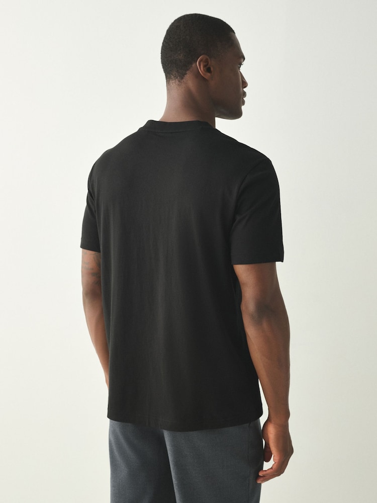 BOSS Black Regular Fit Graphic Logo T-Shirt - Image 2 of 4 BOSS Black Regular Fit Graphic Logo T-Shirt - Image 2 of 4