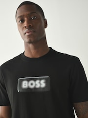 BOSS Black Regular Fit Graphic Logo T-Shirt - Image 3 of 4