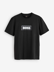 BOSS Black Regular Fit Graphic Logo T-Shirt - Image 4 of 4