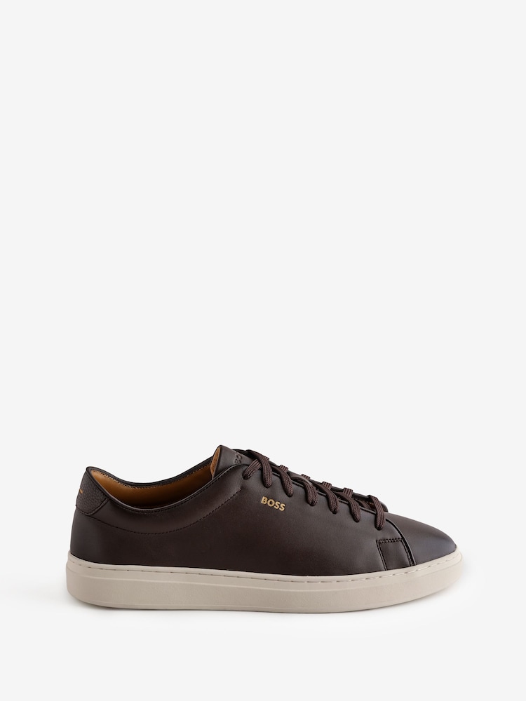 BOSS Brown Kieran Trainers - Image 1 of 1 BOSS Brown Kieran Trainers - Image 1 of 1