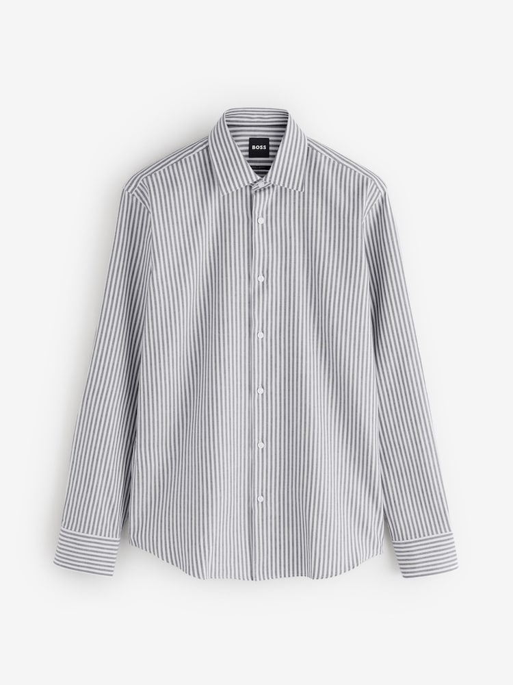 BOSS Blue Joe Regular Fit Long Sleeve Shirt - Image 5 of 5