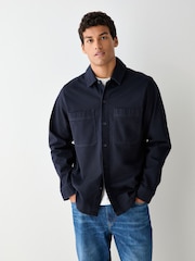 BOSS Blue Locky Relaxed Fit Overshirt - Image 1 of 5