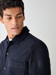 BOSS Blue Locky Relaxed Fit Overshirt - Image 4 of 5