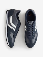 BOSS Blue Levon Trainers - Image 1 of 5