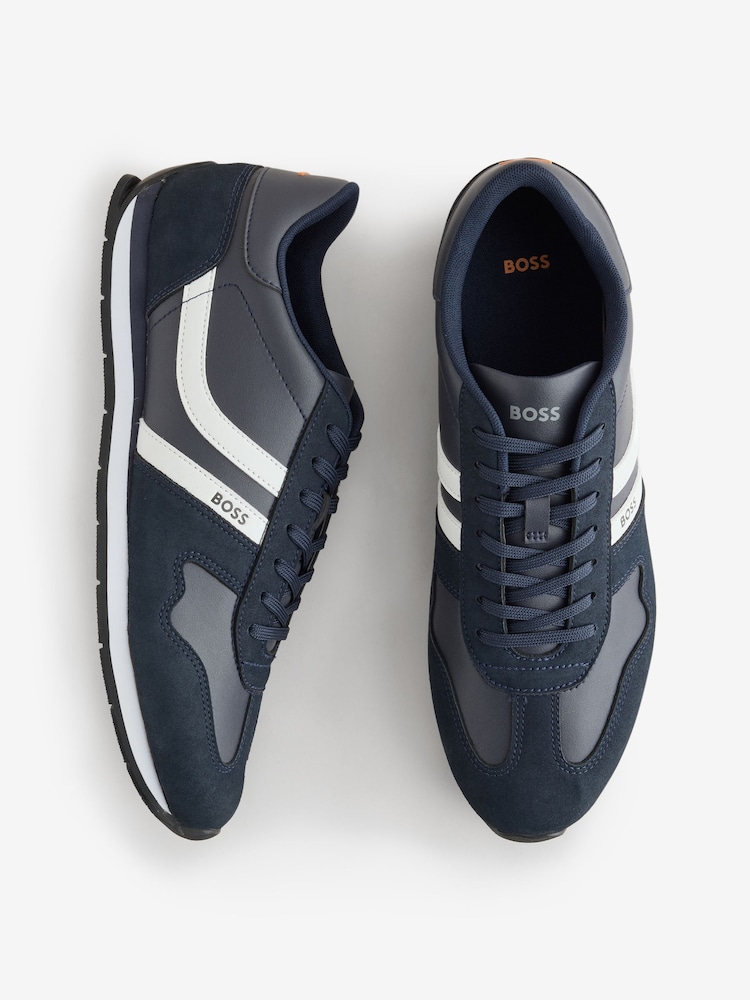 BOSS Blue Levon Trainers - Image 1 of 5