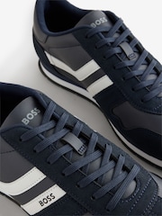 BOSS Blue Levon Trainers - Image 4 of 5