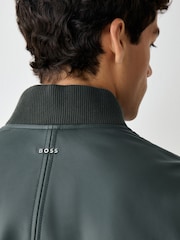 BOSS Green Jokans Bomber Leather Jacket - Image 5 of 6