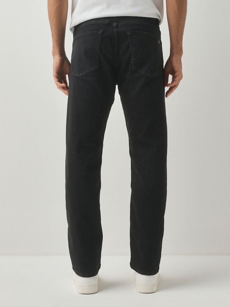 BOSS Black Re Maine Regular-Fit Stretch Denim Jeans - Image 2 of 4
