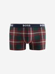 BOSS Red Power Logo Trunk Boxers 3 Pack - Image 2 of 4