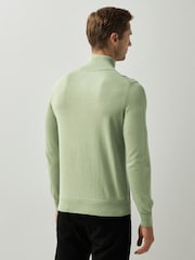 BOSS Green Kanobix Quarter Zip Logo Jumper - Image 2 of 4