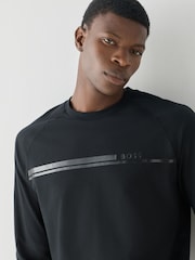 BOSS Black Regular Fit Authentic Logo Sweatshirt - Image 3 of 4