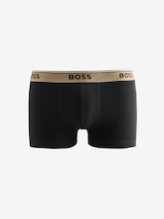 BOSS Natural Power Logo Trunk Boxers 3 Pack - Image 4 of 4