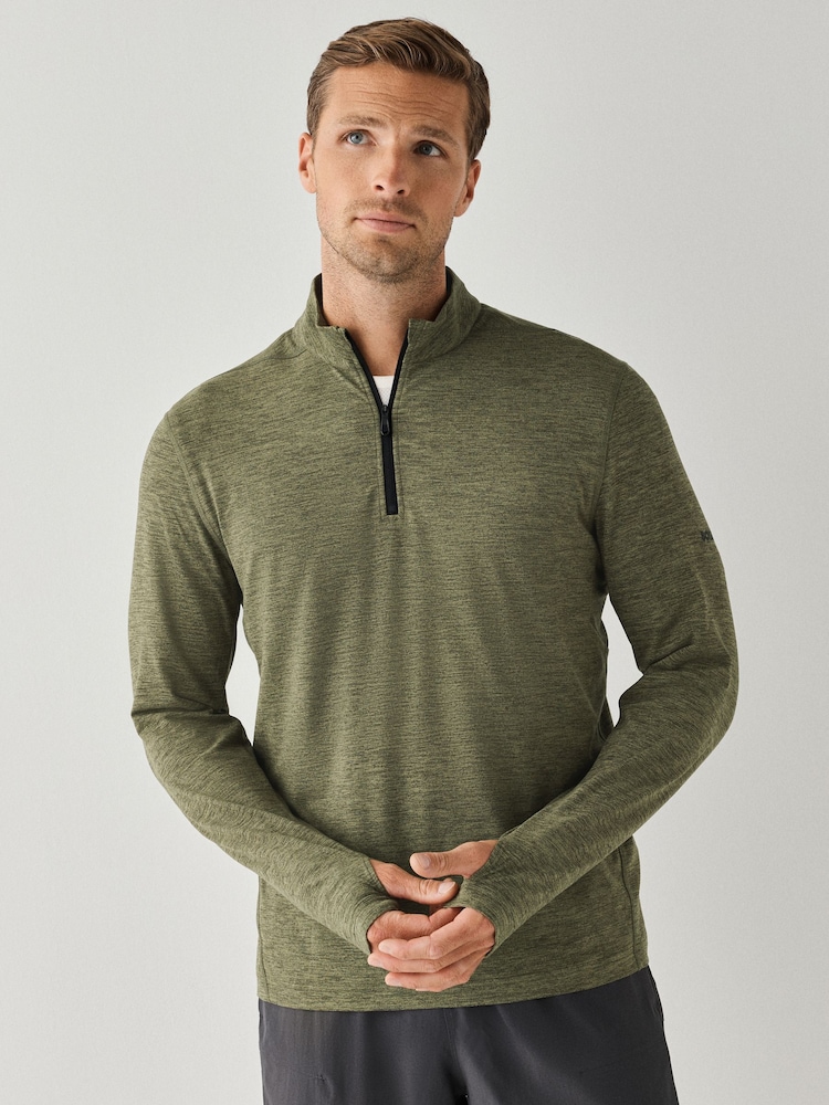 BOSS Kuart Zip Active majica za znojenje - Slika 1 od 6 BOSS Kuart Zip Active majica za znojenje - Slika 1 od 6