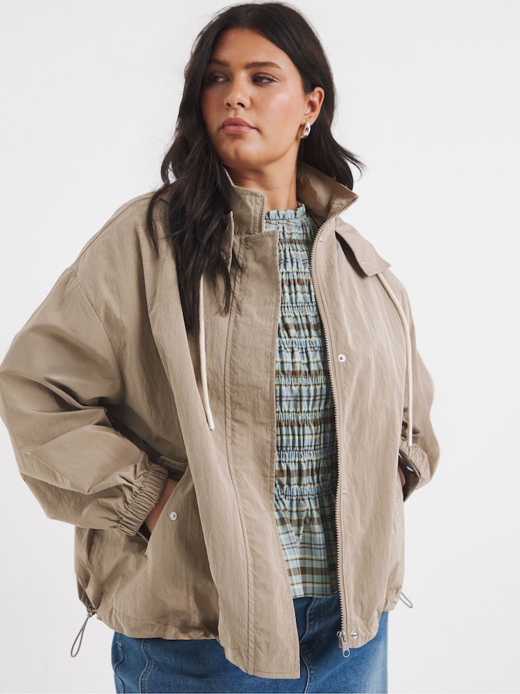 Simply Be Natural Hooded Parka Jacket - Image 1 of 4