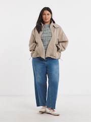 Simply Be Natural Hooded Parka Jacket - Image 3 of 4