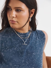 Simply Be Trapeze Acid Wash Maxi Dress - Imagen 4 de 4