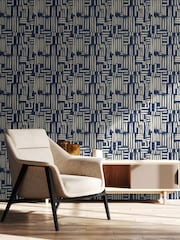 Ohpopsi Inkwell Interlace 10M Wallpaper - Image 1 of 2