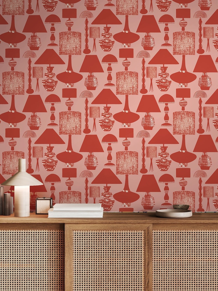 Ohpopsi Faded Rouge Boogie Lights 10M Wallpaper - Image 1 of 2