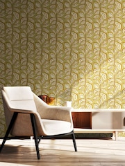 Ohpopsi Olive Glow Foli 10M Wallpaper - Image 1 of 2