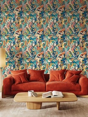 Ohpopsi Cobalt Night Forest Chorus 10M Wallpaper - Image 1 of 2