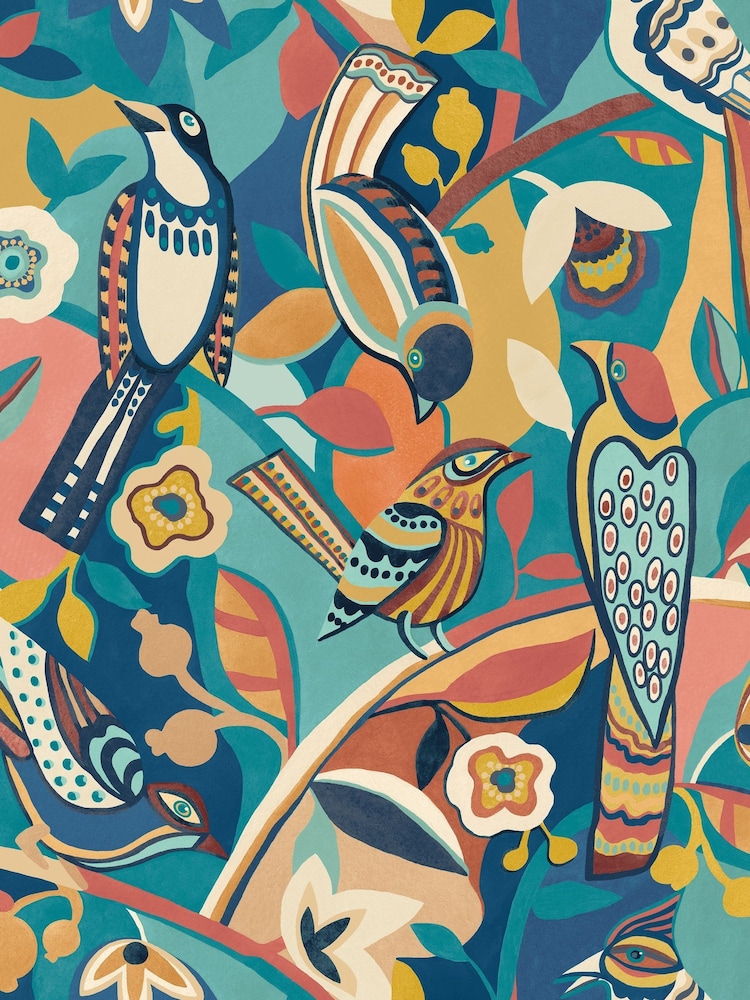 Ohpopsi Cobalt Night Forest Chorus 10M Wallpaper - Image 2 of 2