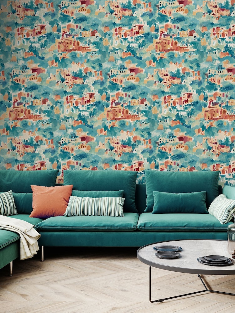 Ohpopsi Aegean Rust Amalfi 10M Wallpaper - Image 1 of 2