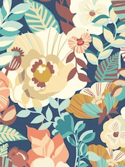 Ohpopsi SMOKY TERRA Poppies + Pansies 10M Wallpaper - Image 2 of 2