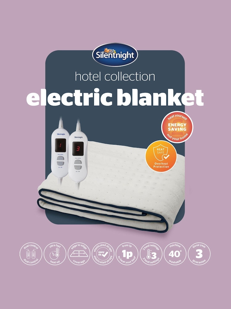 Silentnight White Hotel Collection Luxury Heated Underblanket - Image 9 of 9