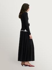 By Malene Birger Black Geri Knit Midi Skirt - Image 2 of 4