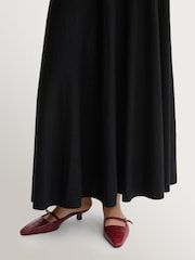By Malene Birger Black Geri Knit Midi Skirt - Image 3 of 4