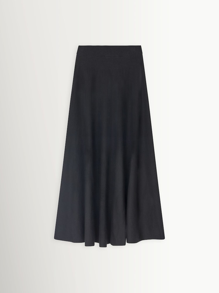 By Malene Birger Black Geri Knit Midi Skirt - Image 4 of 4