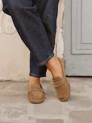 Bež-braon Braun - Linzi Edition Square Toe Penny Loafers - Slika 1 od 6