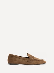 Bež-braon Braun - Linzi Edition Square Toe Penny Loafers - Slika 2 od 6