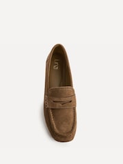 Bež-braon Braun - Linzi Edition Square Toe Penny Loafers - Slika 4 od 6