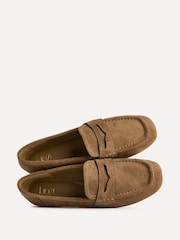 Bež-braon Braun - Linzi Edition Square Toe Penny Loafers - Slika 5 od 6