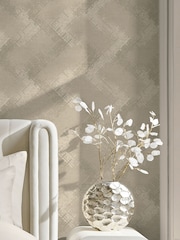 Cream Luxe Dimora 10M Wallpaper - Image 2 of 4