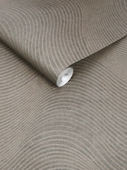 Taupe Luxe Lucia 10M Wallpaper - Image 4 of 5