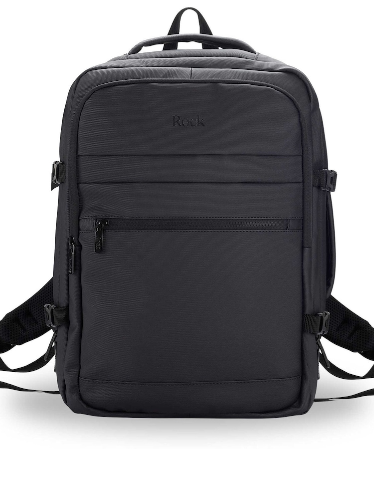 Rock Luggage Black Dalston Medium Backpack - Image 2 of 5