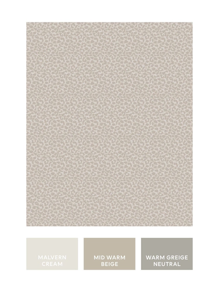 Cream Luxe Leopard 10M Wallpaper - Image 5 of 5