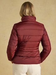 Paddock Burgundy Red Showerproof Padded Coat - Image 2 of 8