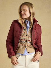 Paddock Burgundy Red Showerproof Padded Coat - Image 5 of 8