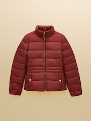 Paddock Burgundy Red Showerproof Padded Coat - Image 8 of 8