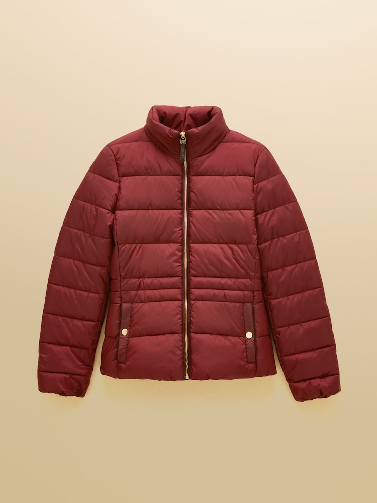 Paddock Burgundy Red Showerproof Padded Coat - Image 8 of 8 Paddock Burgundy Red Showerproof Padded Coat - Image 8 of 8
